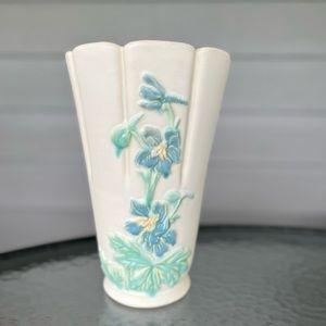 Weller Pottery Vase. 10.5” tall, 6.5” wide at top, base is 4”.